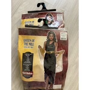 Womens NICE Costume Halloween Queen of the Nile Fast Ship Dress Size M y L